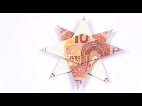 Video-Vorschau: Stern aus Geld falten einfach — Geldgeschenke zu Weihnachten
