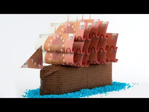 Video-Vorschau: Segelschiff aus Geld basteln — das große Geldgeschenk zur Hochzeitsreise