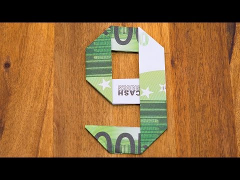Video-Vorschau: Zahl 9 aus einem Geldschein falten