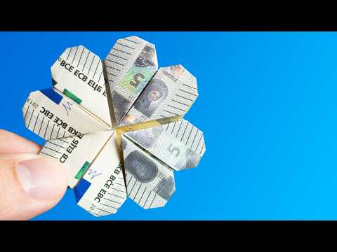 Video-Vorschau: Euro-Schein falten Kleeblatt — Geld-Geschenk-Idee zur Hochzeit