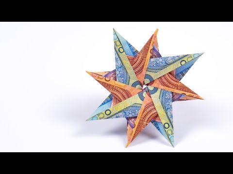 Video-Vorschau: Banknoten in einen Stern falten — Geldgeschenke zu Weihnachten